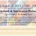 Interfaith and Interwoven Potluck on August 19, 2015